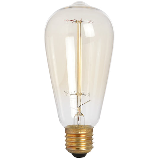 Edison Filament Teardrop Squirrel Cage Bulb