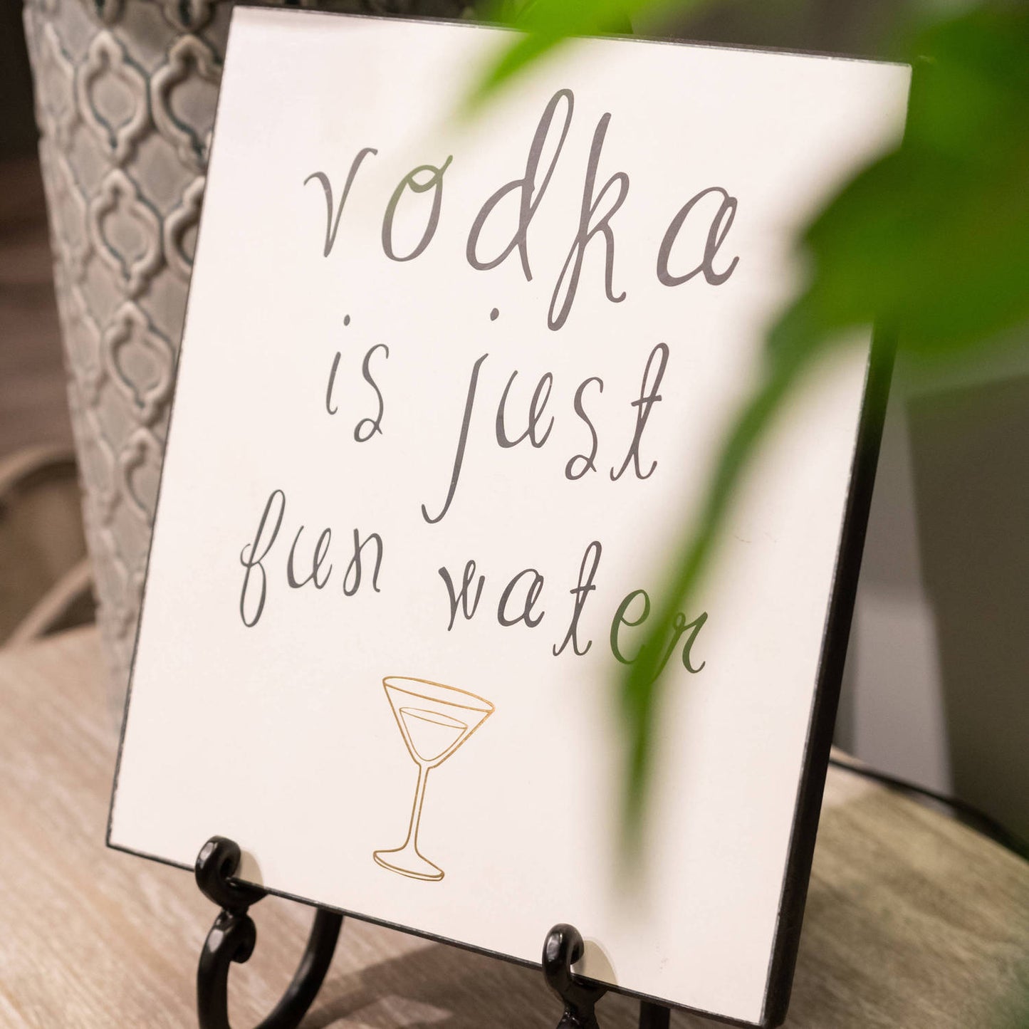 Vodka Plaque