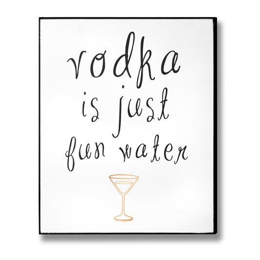 Vodka Plaque