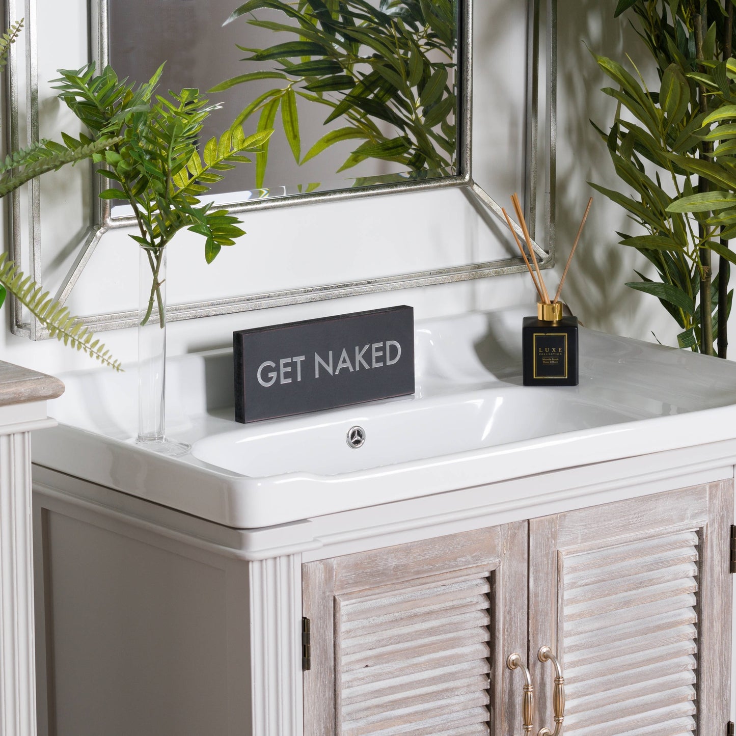 Get Naked Metallic Detail Plaque