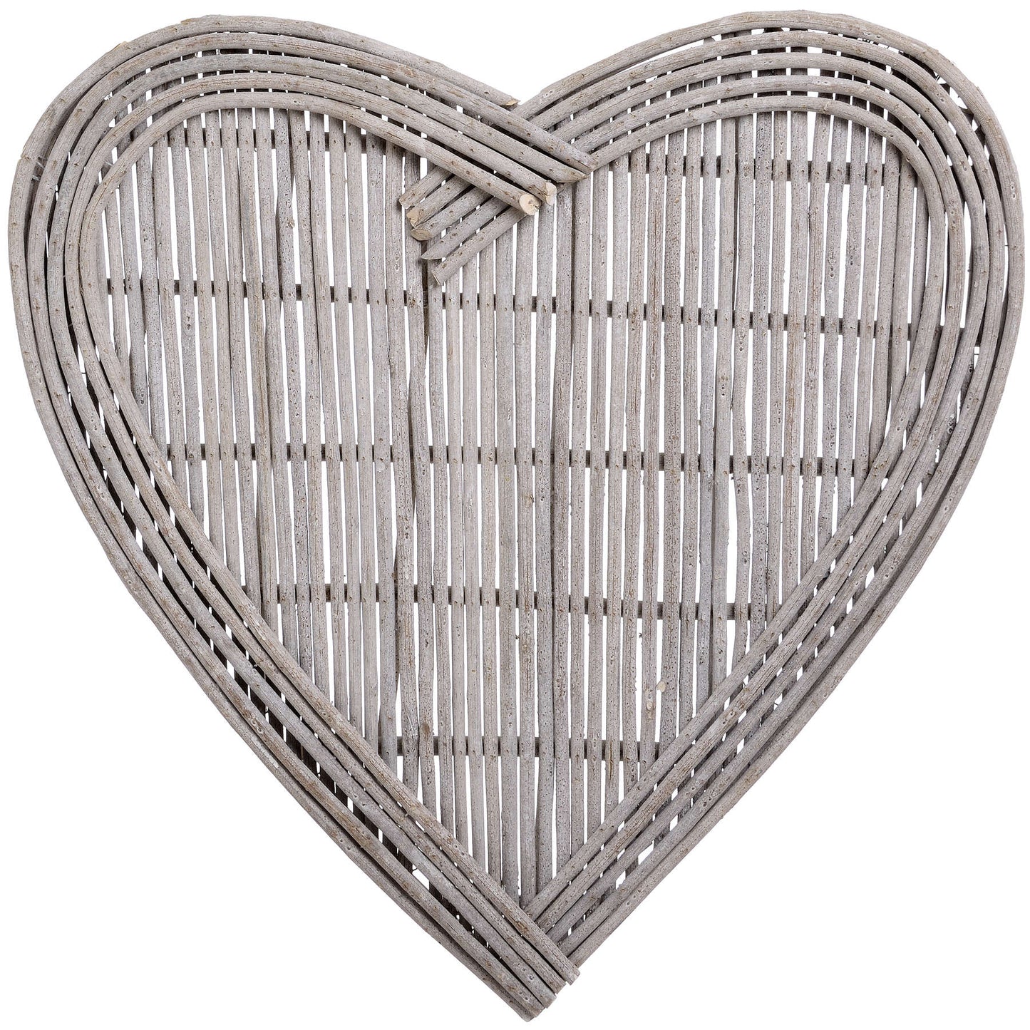 Medium Heart Wicker Wall Art