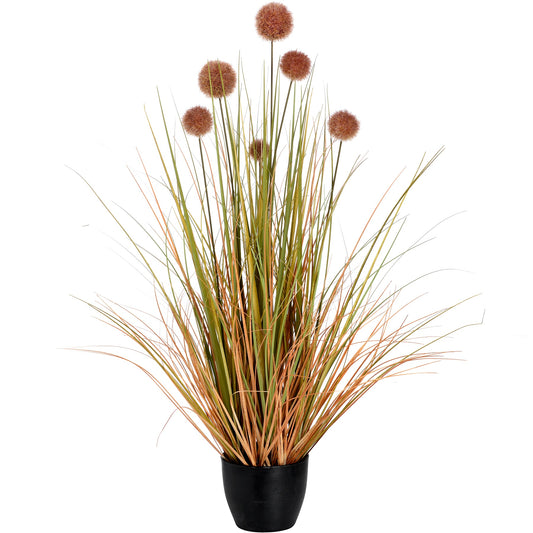 Pom Pom Grass Pot