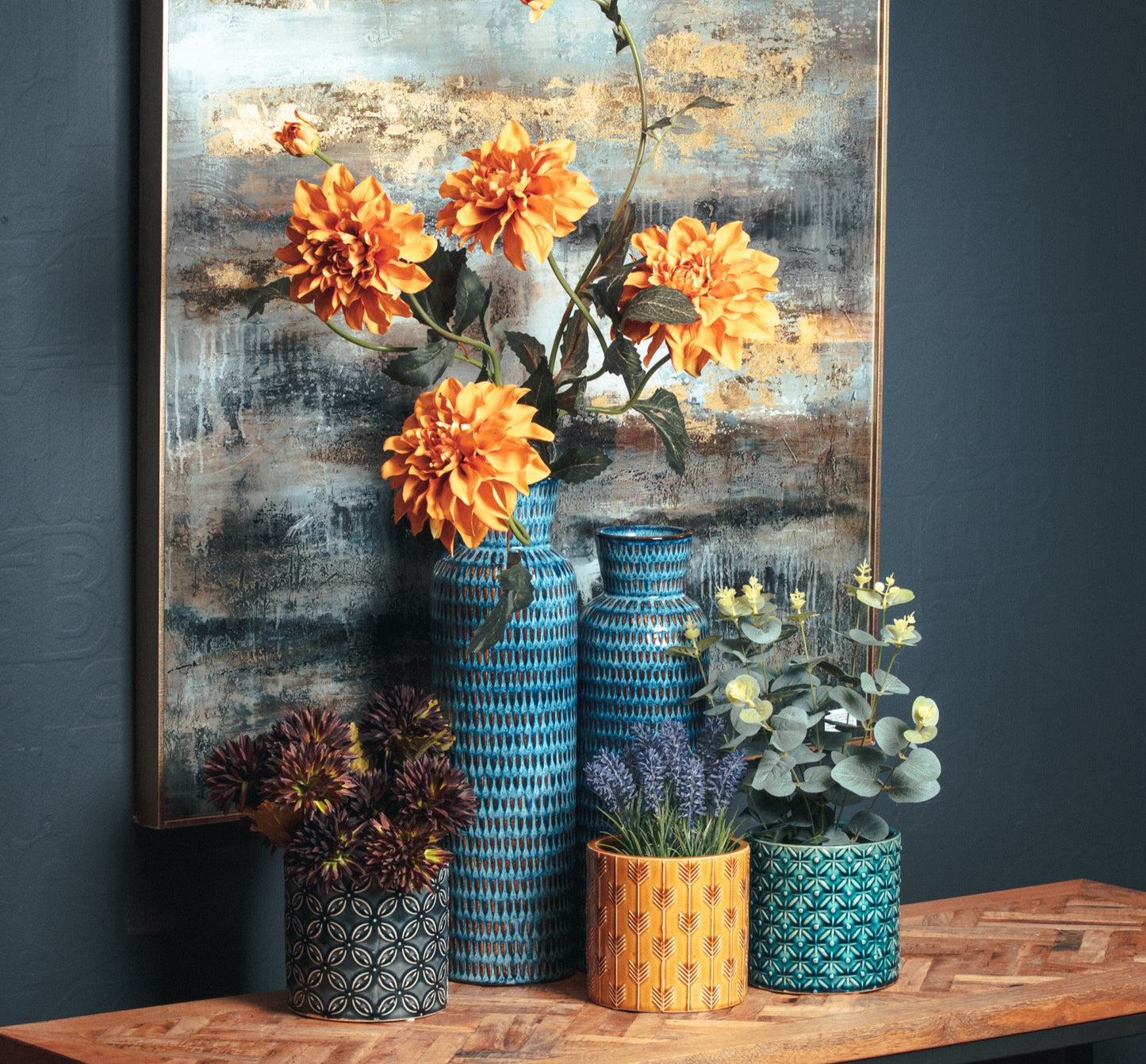 Eucalyptus In Tin Pot