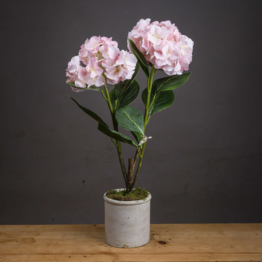 Pale Pink Oversized Hydrangea Spray