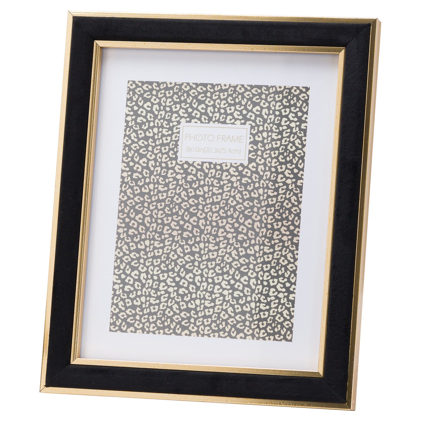 Black Velvet With Gold 8X10 Frame