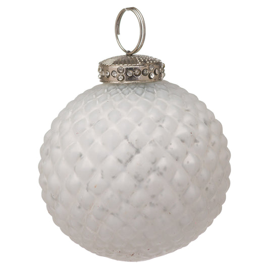 The Noel Collection White Christmas Bauble