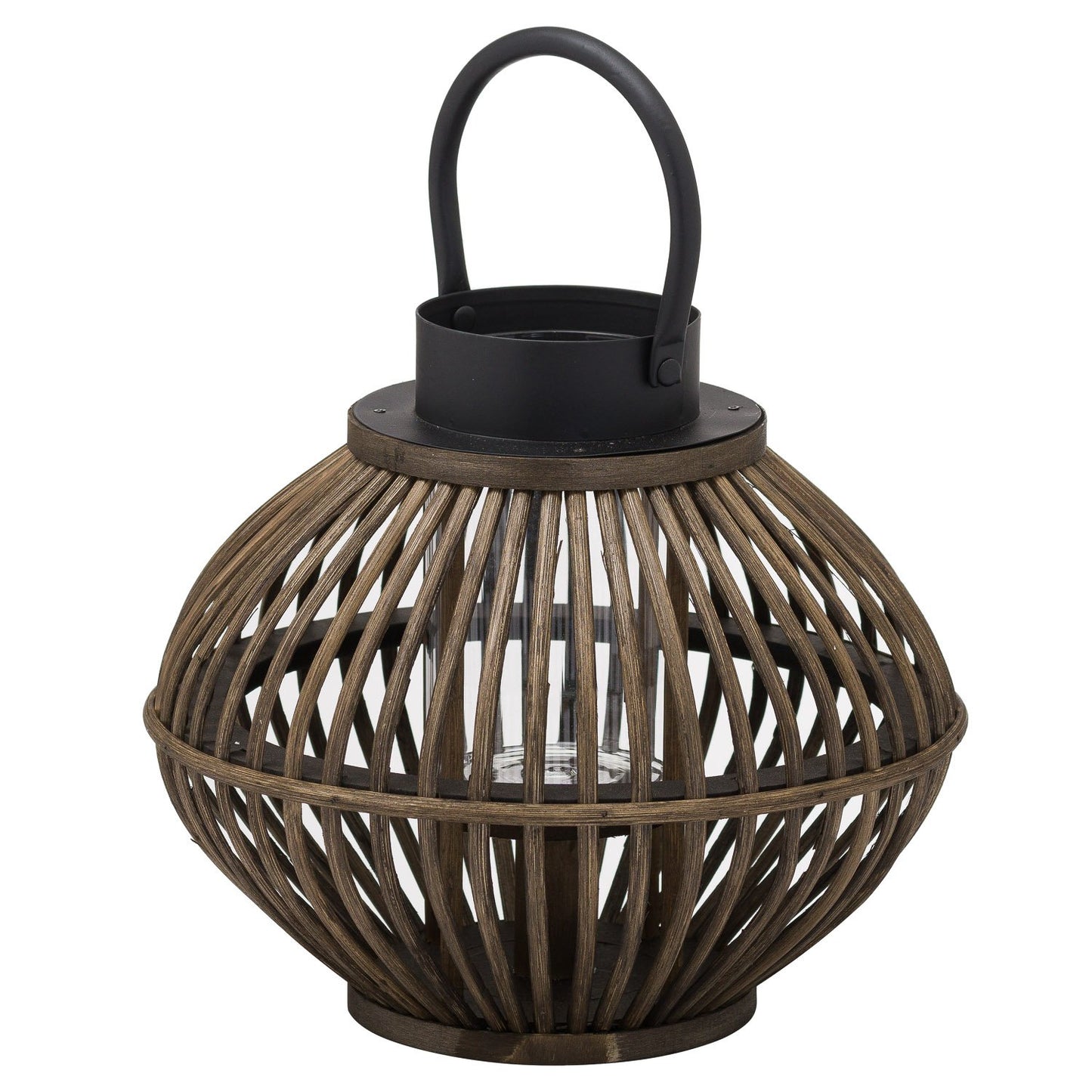 Brown Bamboo Style Large Lantern