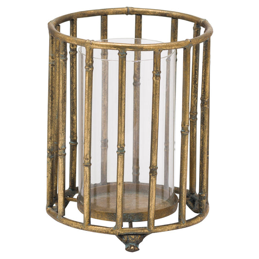 Metallic Bamboo Lantern