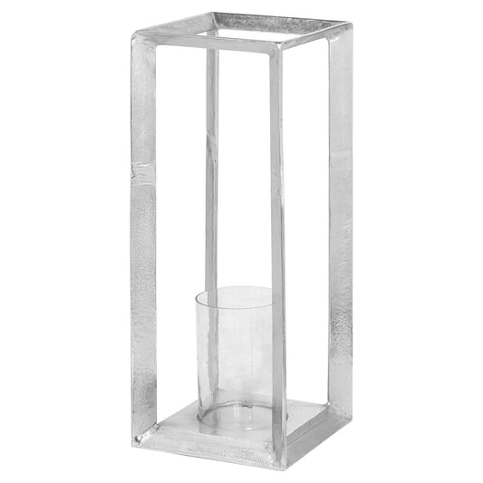 Farrah Collection Large Silver Candle Stand