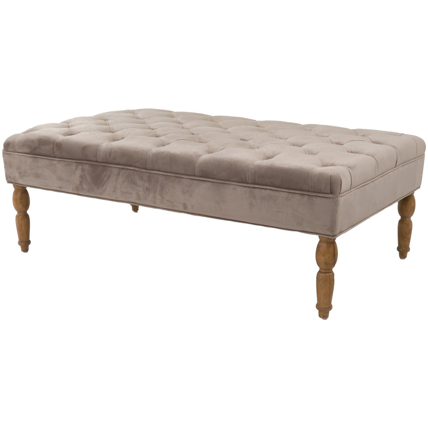 Chelsea Button Pressed Ottoman