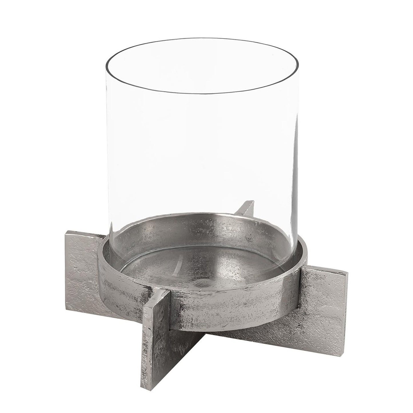 Farrah Collection Silver Candle Holder