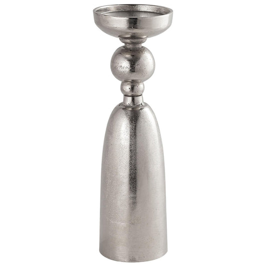 Farrah Collection Silver Extra Large Pillar Candle Holder