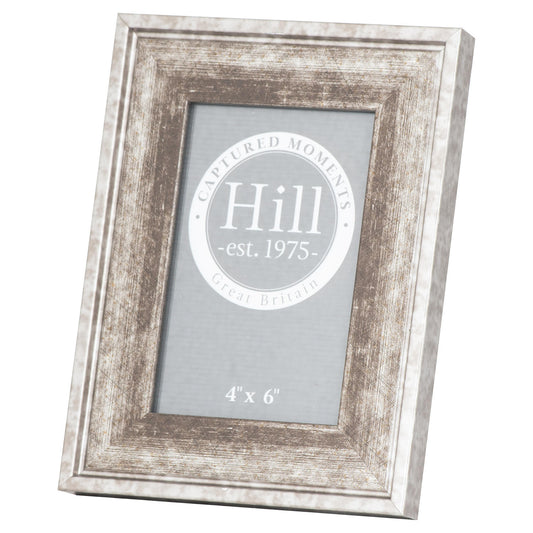 Antique Silver Mottled 4X6 Photo Frame