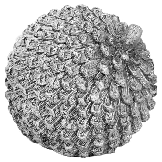 Large Silver Pinecone