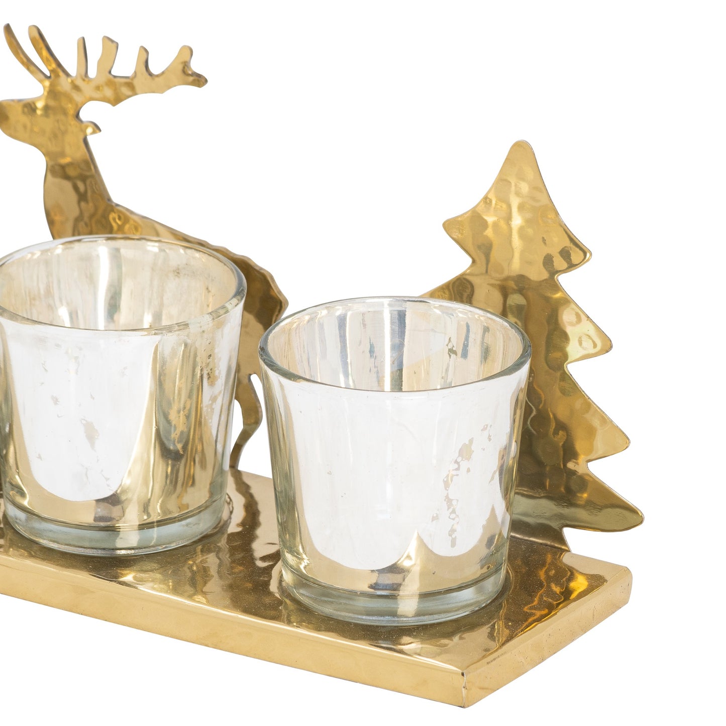 Noel Gold Seven Tealight Holder