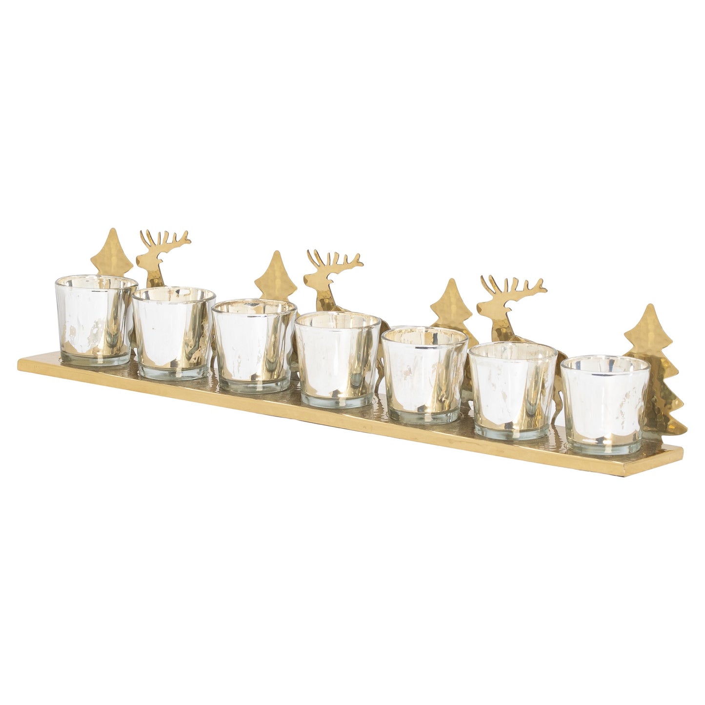 Noel Gold Seven Tealight Holder