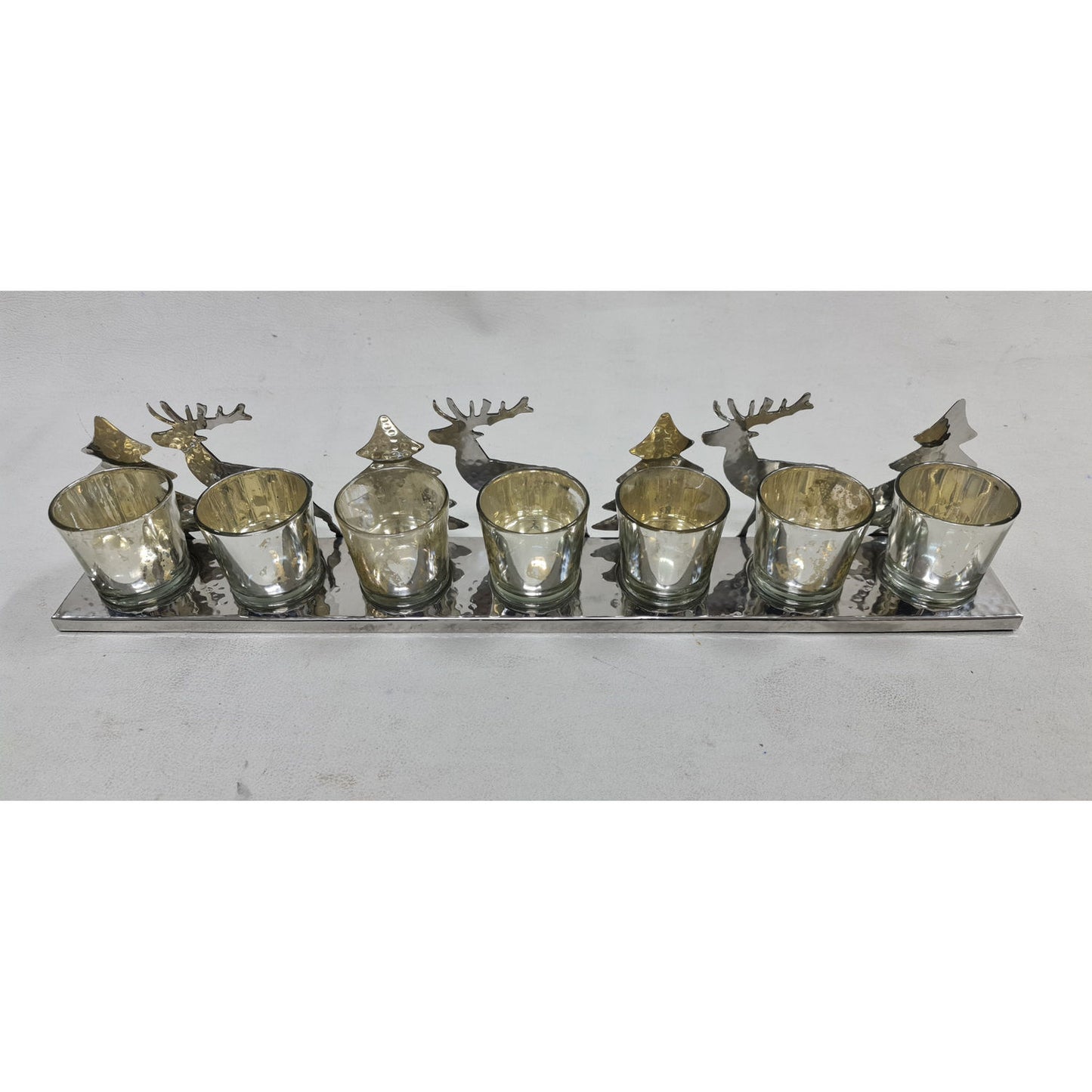 Noel Silver Seven Tealight Holder