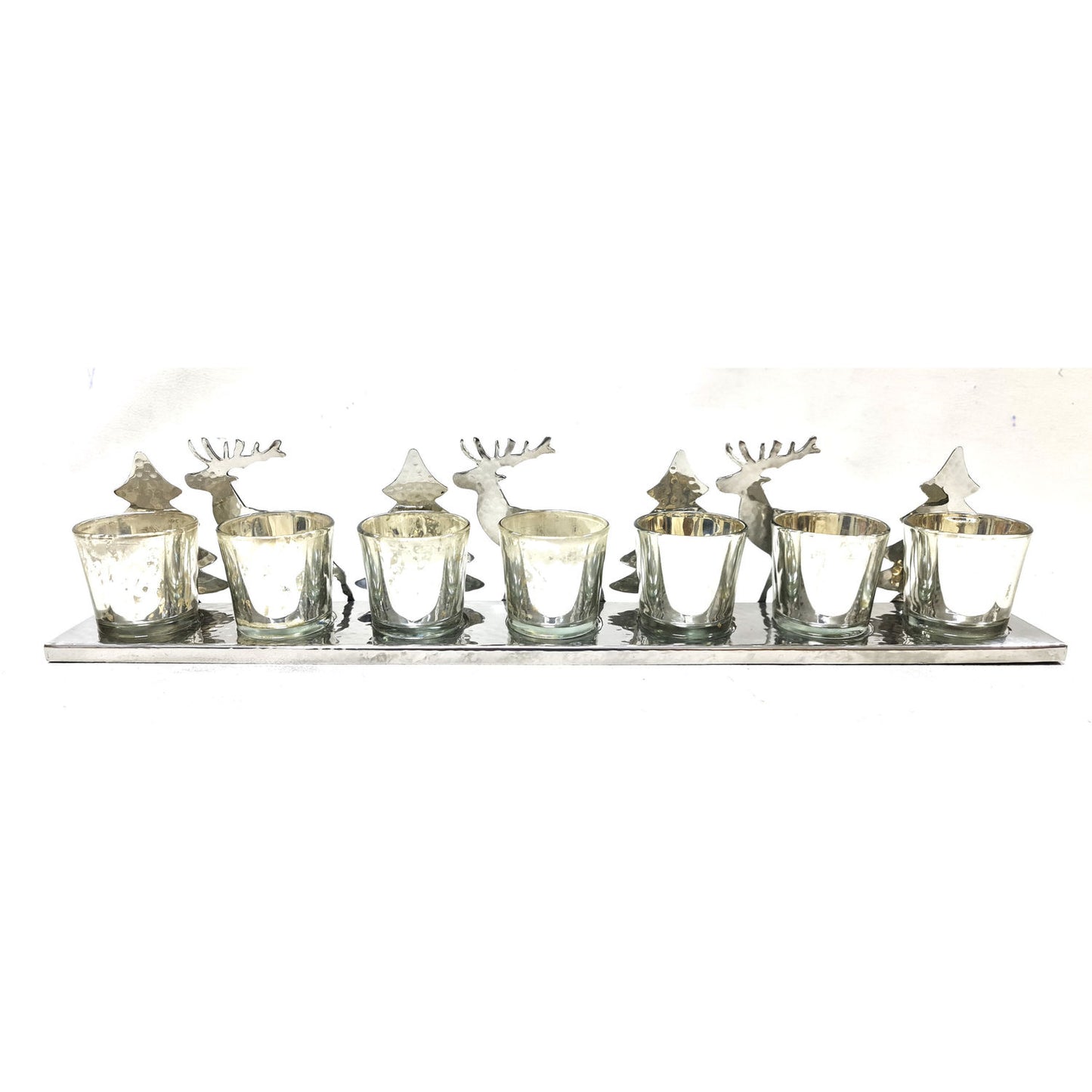 Noel Silver Seven Tealight Holder