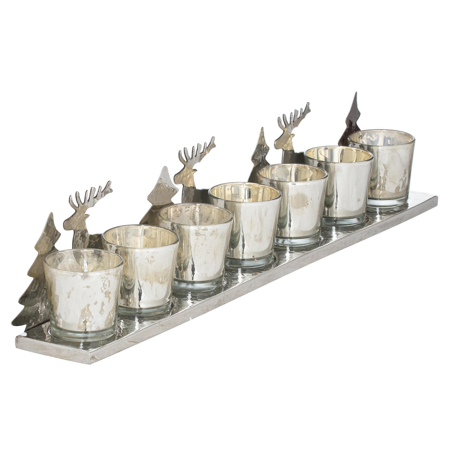 Noel Silver Seven Tealight Holder