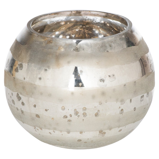 Ribbed Lustre Small Candle Holder