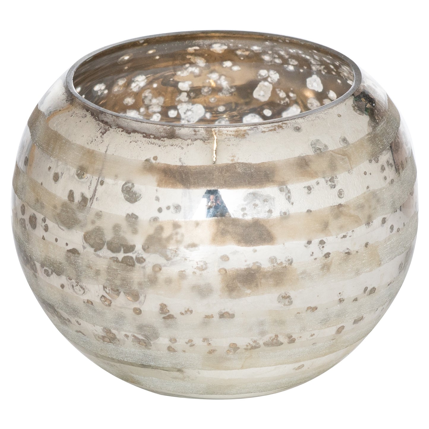 Ribbed Lustre Candle Holder