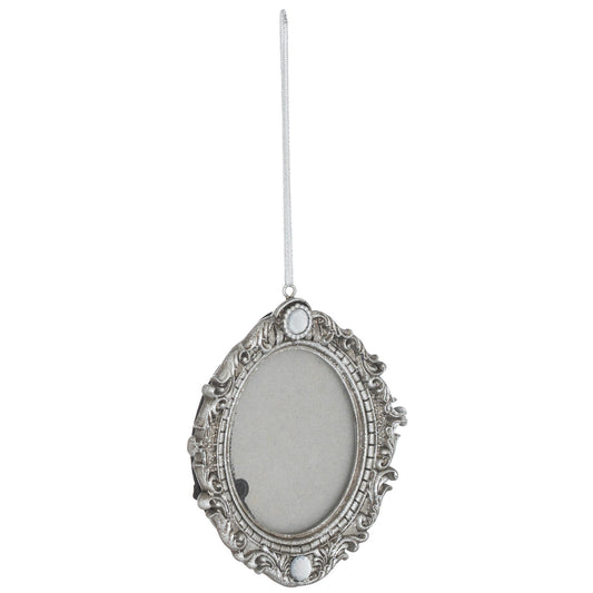 Christmas Hanging Silver Photo Frame