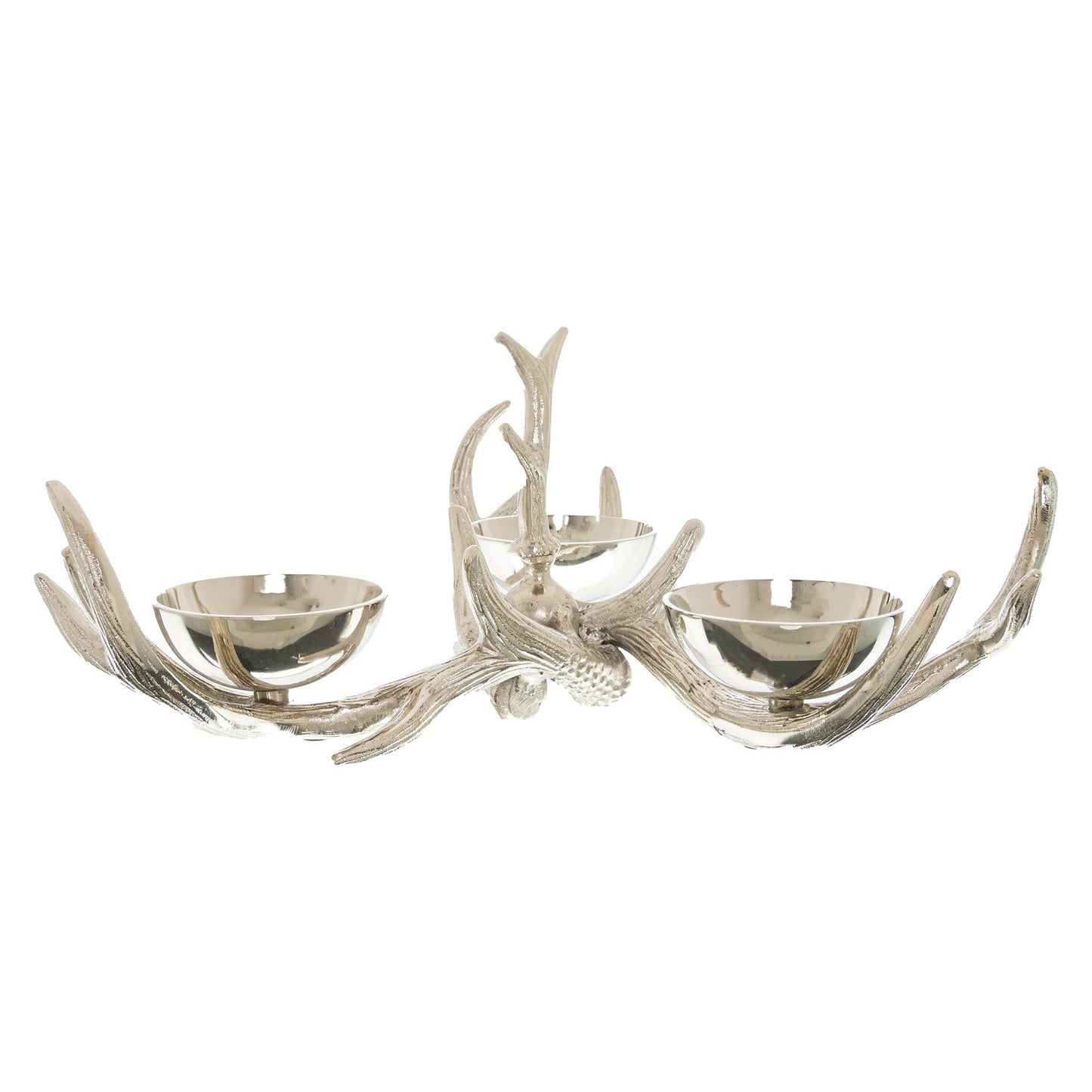 Silver Antler Serving Bowls Ornament