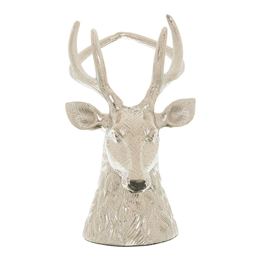 Silver Stag Wine Bottle Holder