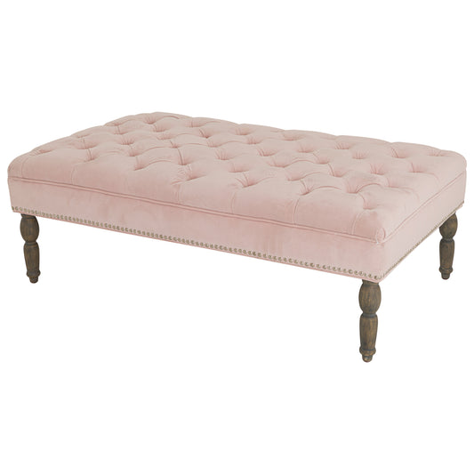 Blush Pink Ottoman