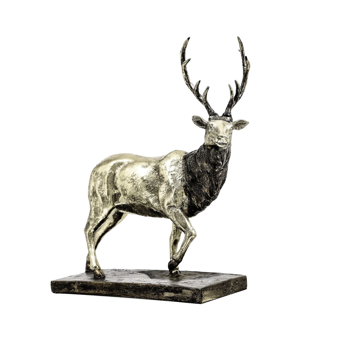 Large Gold Stag Ornament