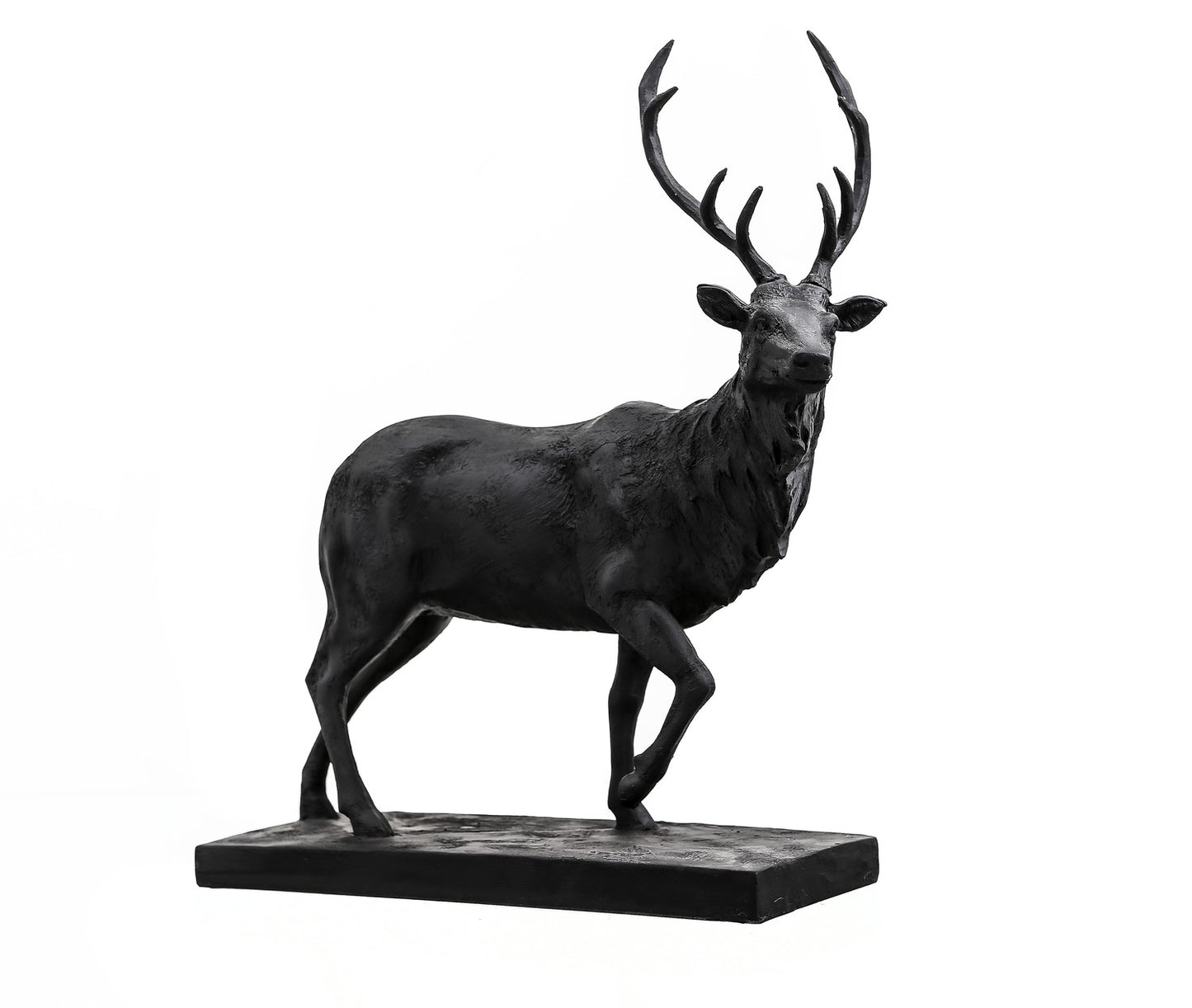 Large Black Stag Ornament