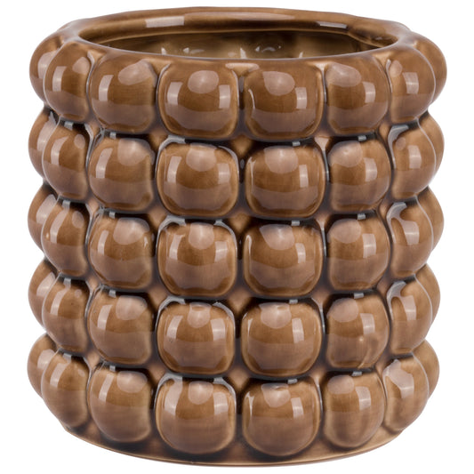 Seville Collection Caramel Bubble Vase