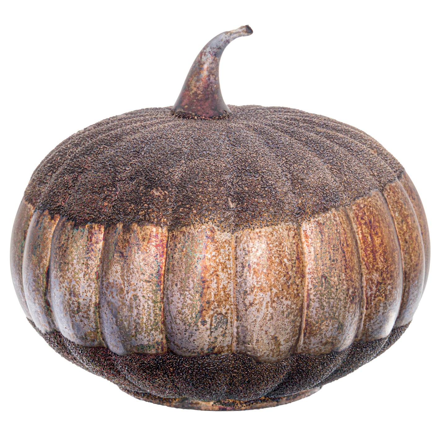 Burnished Decorative Pumpkin