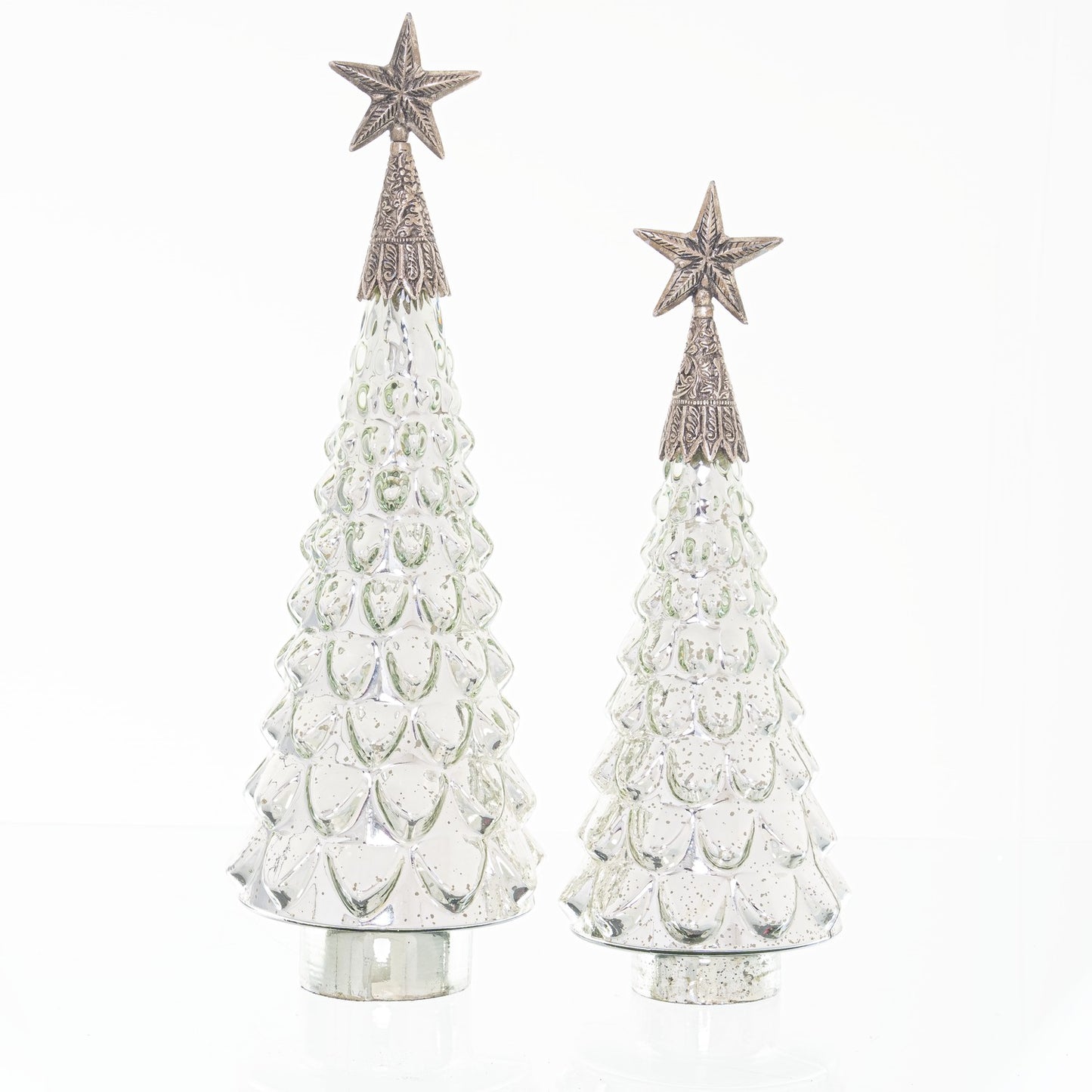 Noel Collection Textured Star Topped Decorative Tree